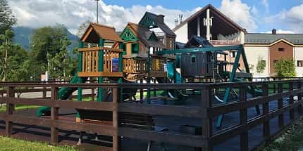Детская площадка в Горной Олимпийской деревне